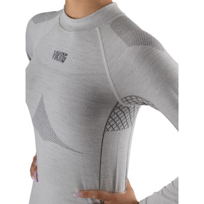 5. Viking Lava Lady women's thermal underwear set made of merino wool, trousers and blouse (500/24/5522/0200)