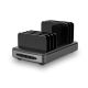 5. Lindy 73436 Charging Station Organizer, Freestanding, Aluminium, Plastic, Black, Grey