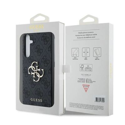 8. Guess 4G Big Metal Logo case for Samsung Galaxy A35 - black
