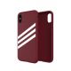 7. Adidas OR Molded PU Suede case for iPhone X / XS - burgundy