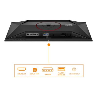 49. AOC G4 Q27G4ZDR Computer Monitor 67.3 cm (26.5") 2560 x 1440 px Quad HD QD-OLED Black, Red