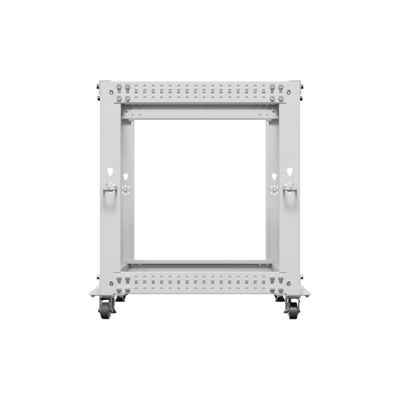 13. Open Rack 19'' 12U 600x600-1100 adjustable gray Lanberg