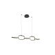 PENDANT LED LIGHT EDIRNA 5 4000K BLACK