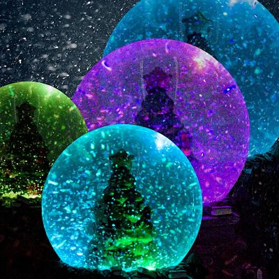 6. LED SNOW GLOBE WITH MUSIC, 8 MELODIES, 16.5 × 13 × 12 CM, CHRISTMAS TREE
