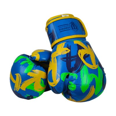 3. MASTERS RPU-VIBEZ Boxing Gloves 10 oz BLUE