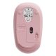 2. Baseus F01B Wireless Mouse 2.4GHz + Bluetooth 3.0 + 5.0 – Pink