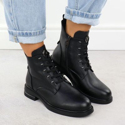 12. Black Women’s Ankle Boots Vinceza 26-58578