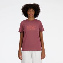 New Balance Women&#39;s T-shirt S/S FLORAL TEE WAD WT41912WAD