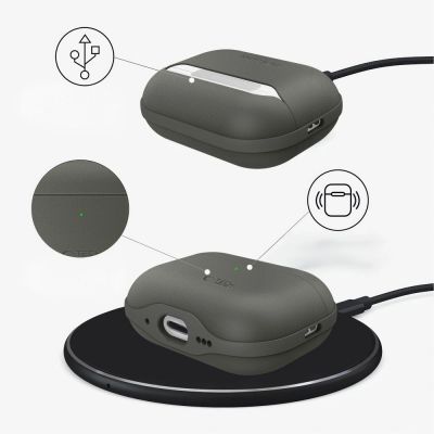 7. Tech-Protect NaturalFit Case for AirPods Pro 3 - Green