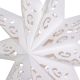 9. PAPER DECORATION STAR 45CM 9 ARMS WHITE
