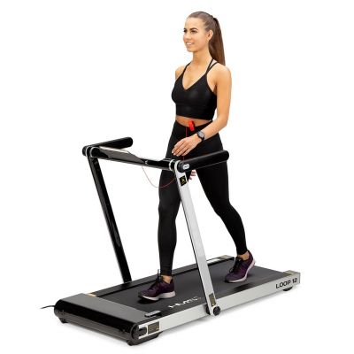 14. HMS LOOP12 MULTI Electric Treadmill with Desk 1-12 km/h, Gray