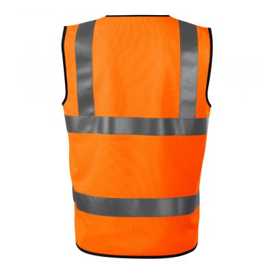 2. Unisex HV Bright Reflective Vest (Fluorescent Orange)