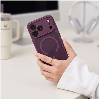 8. Tech-Protect BasicMag MagSafe Case for iPhone 17 Pro Max / 18 Pro Max - Burgundy Matte