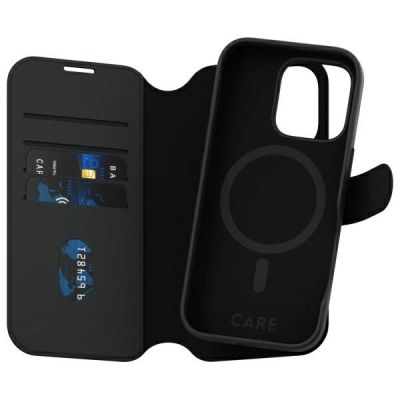 2. CARE by PanzerGlass Feature Tango 2in1 Wallet MagSafe Case for iPhone 16 Pro - Black
