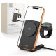 Tech-Protect A56 3in1 MagSafe Wireless Charger + USB-C / USB-C Cable 100cm - Black
