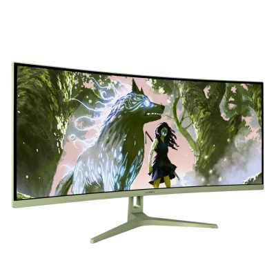 3. Arozzi Nova 34” Curved Computer Monitor 86.4 cm (34") 3440 x 1440 px 4K Ultra HD LED Green