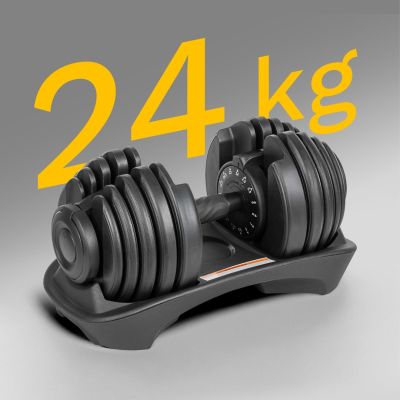 22. Cast iron adjustable dumbbell 24 kg REBEL ACTIVE