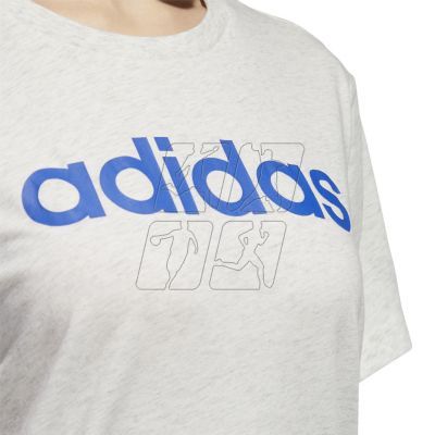 2. Adidas Essentials Linear Loose Tee W GD2912