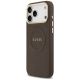 2. Guess Peony Hot Stamp MagSafe Case for iPhone 17 Pro Max - Brown