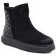 5. Women's insulated black ankle boots Potocki Z25-JE19365
