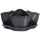 25. VERICAL GARDEN CASCADE HERB POT - GRAPHITE