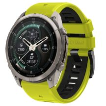 Tech-Protect Iconband Pro Strap for Garmin Fenix 5X / 5X Plus / 6X / 6X Pro / 7X / 8 / 8 Pro / 9 / 9 Pro (51 mm) – lime black
