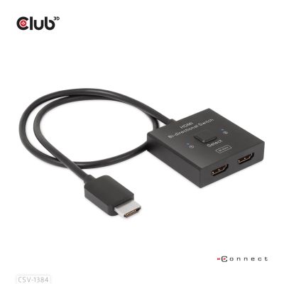 CLUB3D CSV-1384 KVM Switch Black