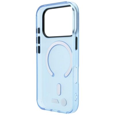 7. BMW M IML Frosted Metal Logo & Trims MagSafe Case for iPhone 17 Pro Max / 18 Pro Max - Blue