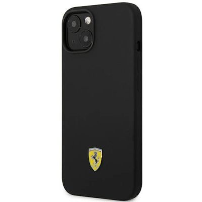 2. Ferrari FEHCP14MSIBBK iPhone 14 Plus 6.7" black/black hardcase Silicone Metal Logo