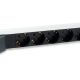 3. Equip 333312 PDU Power Distribution Unit 6 x Network Sockets 1U Black