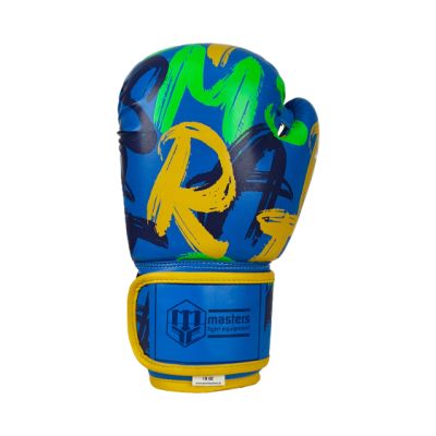 4. MASTERS RPU-VIBEZ Boxing Gloves 10 oz BLUE