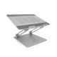ICY BOX IB-NH300 Laptop Stand Silver Aluminum Silicone 43.2 cm (17") 3 kg 15 cm