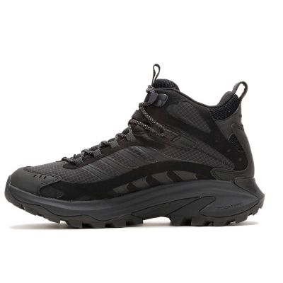 5. Merrell Moab Speed 2 Mid GTX Hiking Shoes - Black