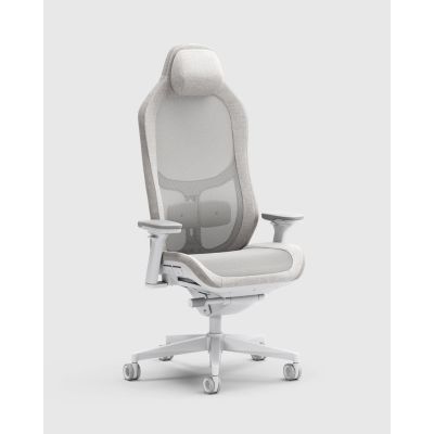 3. Fractal Design Refine 2 Mesh Light Gaming Chair Padded Upholstered Seat Gray