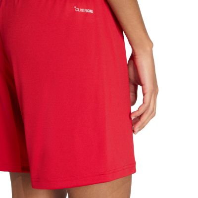 5. adidas Entrada 26 women's shorts red JZ2536