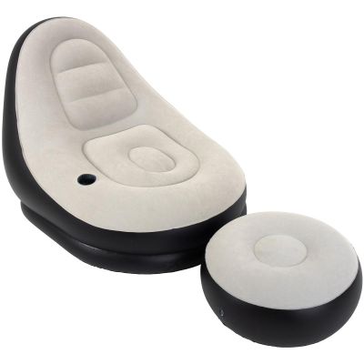 36. DELUXE INFLATABLE CHAIR WITH FOOTREST 125x100x85CM 22321