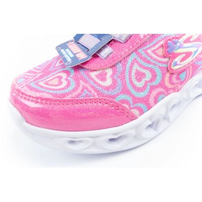 6. Skechers S Lighs-Heart comfortable LED sports shoes for girls