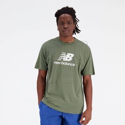 2. New Balance Essentials Stacked Logo CO DON M T-shirt MT31541DON