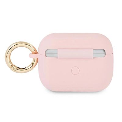2. Guess GUAPSSSI AirPods Pro cover pink/pink Silicone Vintage Script