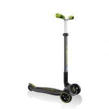 Globber Master Prime 3-Wheel Scooter / Black - Lime Green 664-106