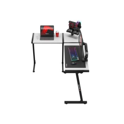 21. Huzaro Hero 6.0 White Gaming Desk