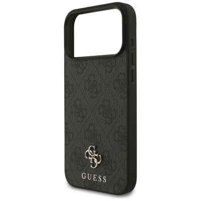 6. Guess 4G Small Classic Logo MagSafe Case for iPhone 17 Pro Max / 18 Pro Max - Black