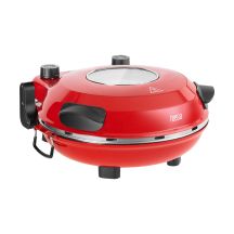 TEESA SUPREME + pizza oven, 1200 W, 32 cm, viewing window, removable stone, dual heater control