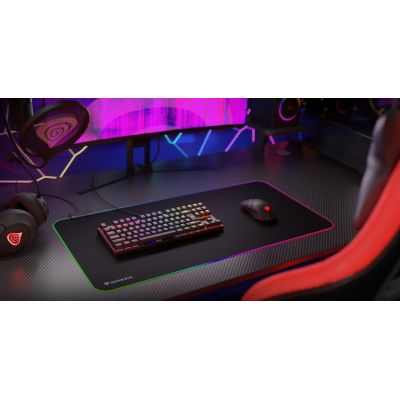 5. GENESIS Boron 500 XXL RGB Gaming Mousepad Black