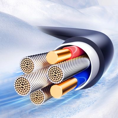 8. Joyroom S-A43 Crystal-Clear Series 30W USB-C - Lightning spiral cable 1.5m - black