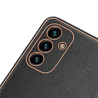 6. Dux Ducis Yolo elegant cover made of ecological leather for Samsung Galaxy A13 5G black