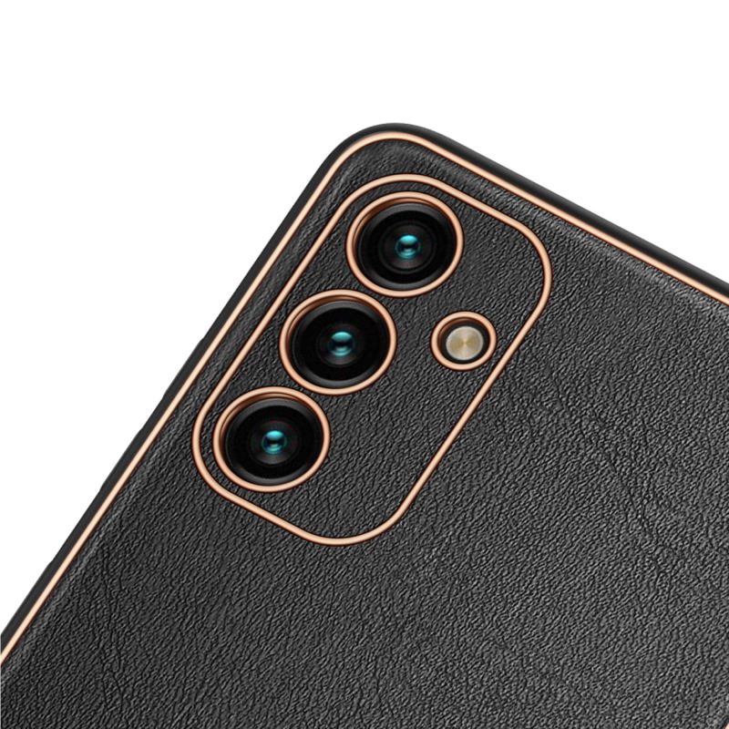 6. Dux Ducis Yolo elegant cover made of ecological leather for Samsung Galaxy A13 5G black