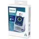 7. Philips vacuum cleaner bag (Textile; Philips FC8021/03; 4 pcs.)
