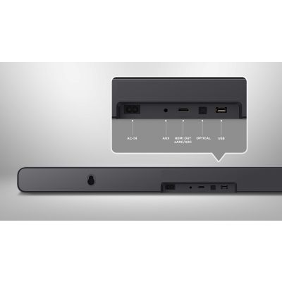 26. TCL S45HE soundbar 2.0 channels 100W Bluetooth 5.2 Dolby Atmos Titanium