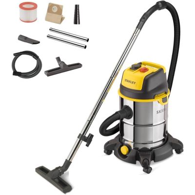 3. STANLEY Wet&Dry SXVC30XTDE industrial vacuum cleaner (1600W; black)
